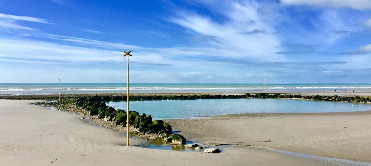 Joli Studio Proche Plage Et Centre Avec Parking Wimereux Bagian luar foto